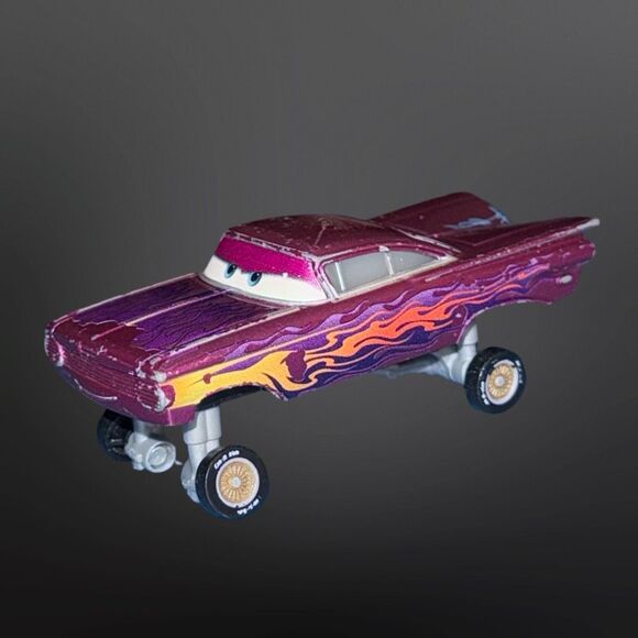 Disney Cars Radiator Springs Classic Sheriff Toy Diecast Car A17 - Picture 2 of 9